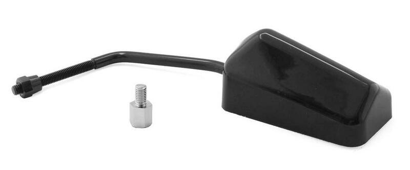 V PARTS ブイパーツ F1 リバーシブルミラー - マットブラック ユニバーサル ミラー ハンドル