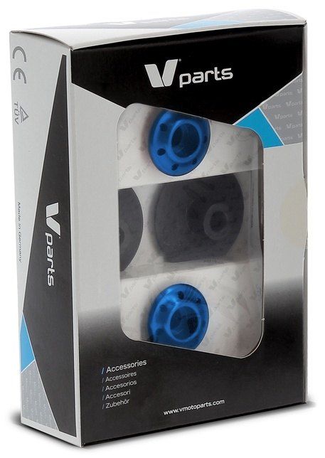 V PARTS ブイパーツ V-PARTS ボビン M10x1，25 ブルー スタンドフック フレーム