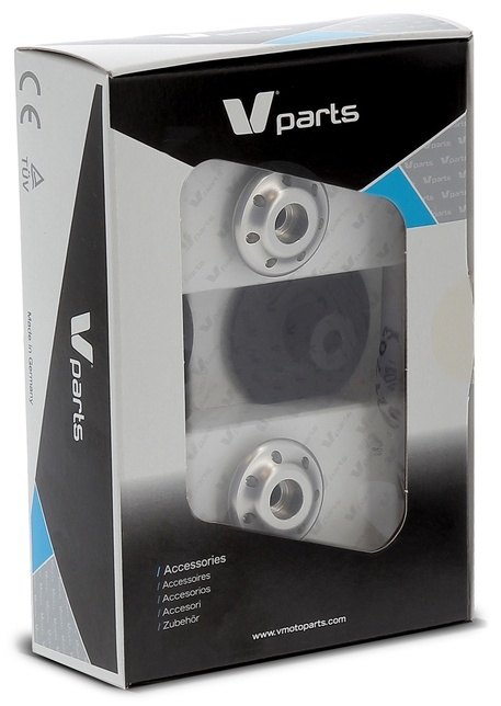 V PARTS ブイパーツ V-PARTS ボビン M6x1 シルバー スタンドフック フレーム