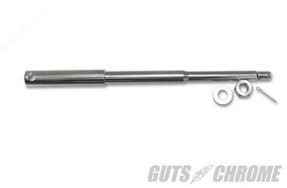 GUTS CHROME ガッツクローム アクスルシャフト フロント／テーパーベアリング SOFTAILファミリー DYNAファミリー TOURINGファミリー HARLEY-DAVIDSON ハーレーダビッドソン ホイール関連 足回り