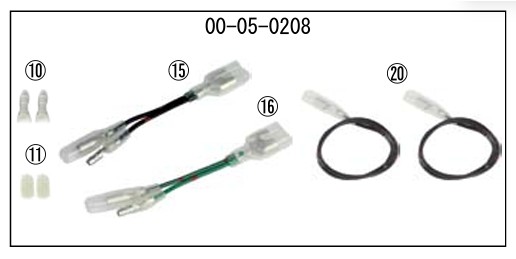 SP武川 SPタケガワ 【補修部品】サブコードセット 配線・コード