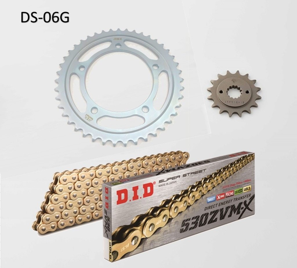 DID ダイドー チェーン＆スプロケット3点交換キット GSX-R1300 Hayabusa SUZUKI スズキ スプロケット・..