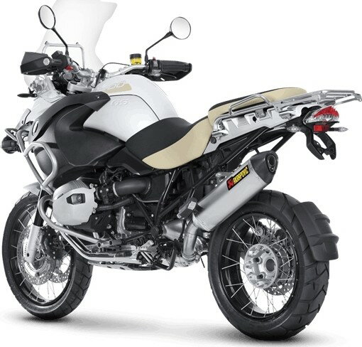 AKRAPOVIC アクラポビッチ e1仕様 スリップオンマフラー チタン (カーボンエンドサイレンサー) R1200GS ADVENTURE BMW マフラー