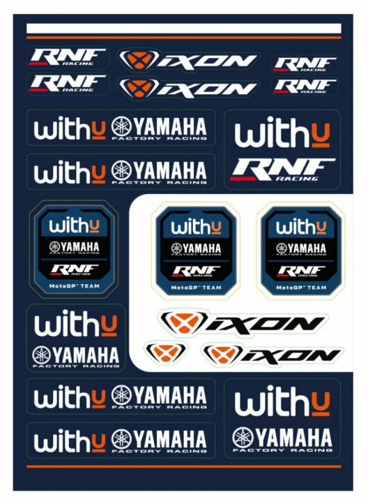 IXON イクソン MotoGPグッズ Yamaha RNF MotoGP(TM) Team ステッカーセット