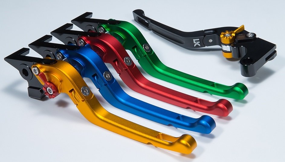 U-KANAYA ユーカナヤ アルミビレットレバーセット GB350 GB350S HONDA ホンダ ブレーキ・クラッチレバーセット ハンドル周辺パーツ ハンドル レバーカラー：マットブルー / アジャスターカラー：マットレッド