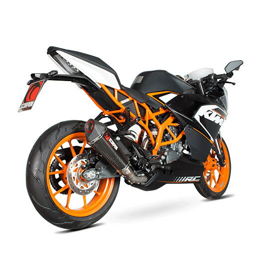 SCORPION スコーピオン セルケトテーパー スリップオンマフラー RC125 KTM マフラー