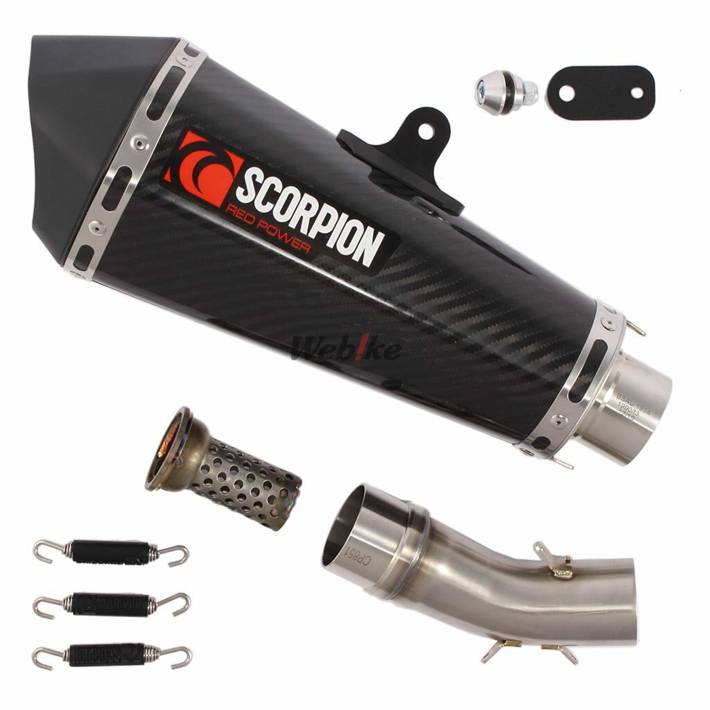 SCORPION スコーピオン セルケトテーパー スリップオンマフラー Monster 797 + DUCATI ドゥカティ マフラー
