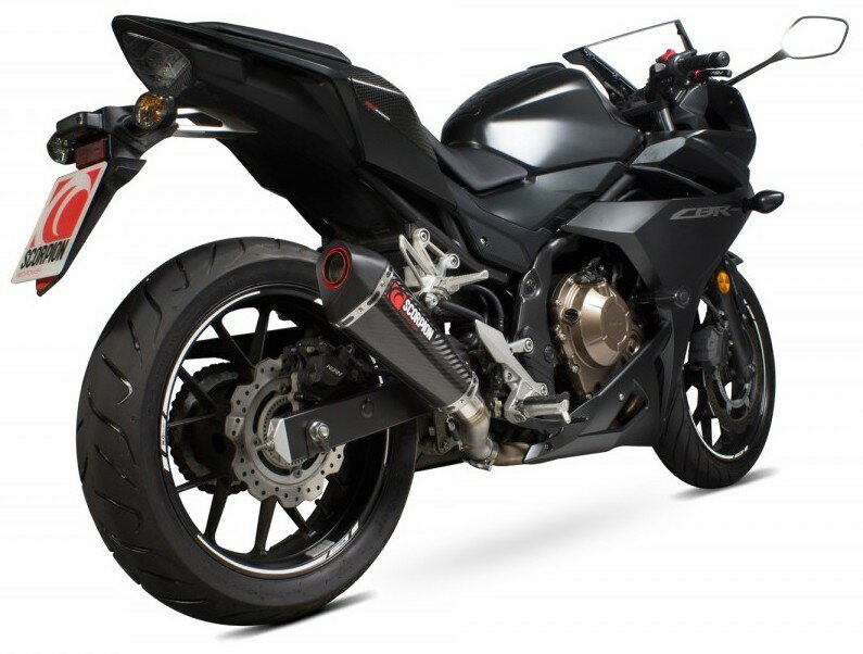 SCORPION スコーピオン セルケトテーパー スリップオンマフラー CBR500R HONDA ホンダ マフラー
