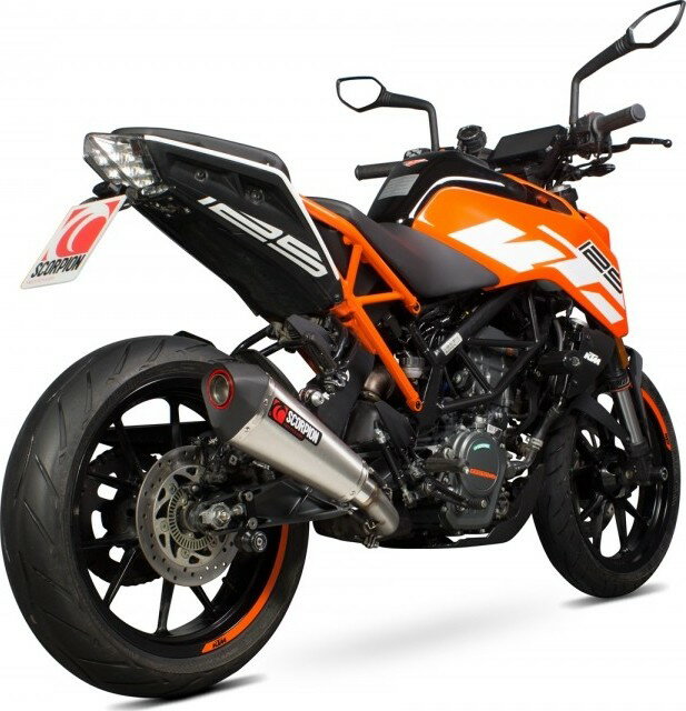 SCORPION スコーピオン セルケトテーパー スリップオンマフラー Duke125 KTM KTM スリップオンマフラー