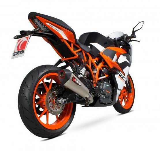 SCORPION スコーピオン セルケトテーパー スリップオンマフラー RC390 KTM マフラー
