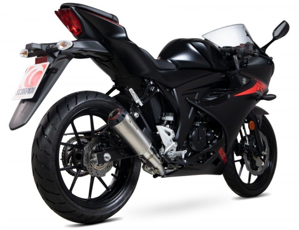 SCORPION スコーピオン レッドパワー フルエキゾーストマフラー GSX-R 125 150 SUZUKI スズキ マフラー