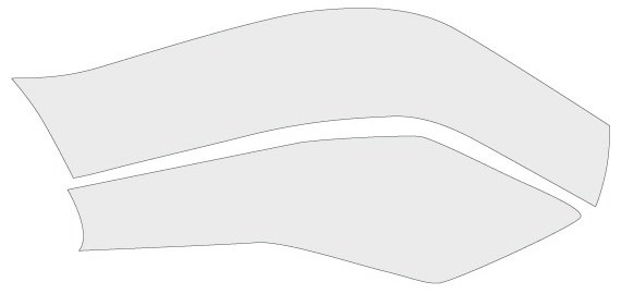 Eazi-Grip イージーグリップ タンクガードフィルム Tank Paint Protection Kits K 1600 BMW プロテクションフィルム・保護フィルム 外装