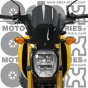 ODAX オダックス Powerbronze ネイキッド・スクリーン GROM HONDA ホンダ カラー：クリア / タイプ：ロング（スクリーン全長：315mm）