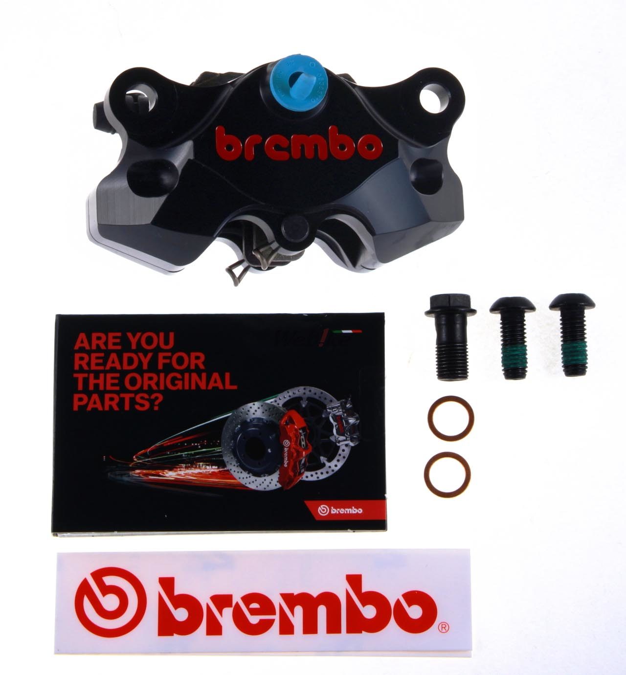 Brembo ブレンボ CNCリアブレーキキャリパーキット P2 84mm ブラック【2024年6月1日値上がり対象商品】 2