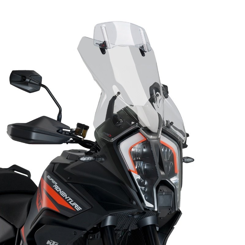 Puig プーチ ツーリングスクリーン プラス バイザー付き(Touring Plus Windshield with Visor) 1290 SUPER ADVENTURE R KTM スクリーン 外装
