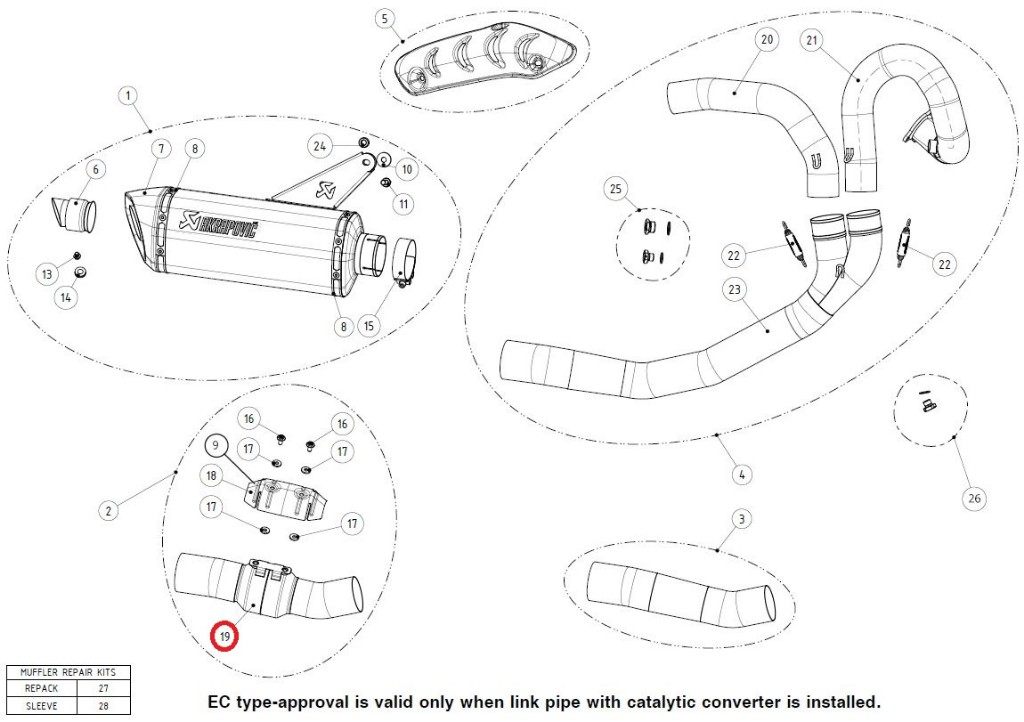 AKRAPOVIC ݥӥå ڥڥѡġL-D12SO1H/1 link pipe with cat MONSTER1200 MONSTER1200S MONSTER821 DUCATI ɥƥ ȥѥ ޥե顼