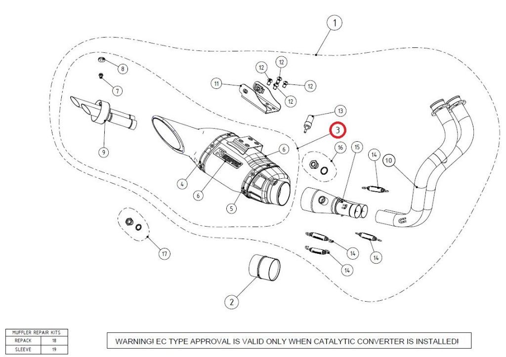 AKRAPOVIC ݥӥå ڥڥѡġM-HAF00301T muffler FZ-07 MT-07 YAMAHA ޥ 佤ѥ󥵡 ޥե顼
