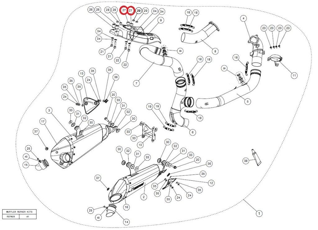 AKRAPOVIC アクラポビッチ 【リペアパーツ】P-DR76 bush al 1199PANIGALE R S 899PANIGALE DUCATI ドゥカティ その他マフラーオプション・補修部品 マフラー