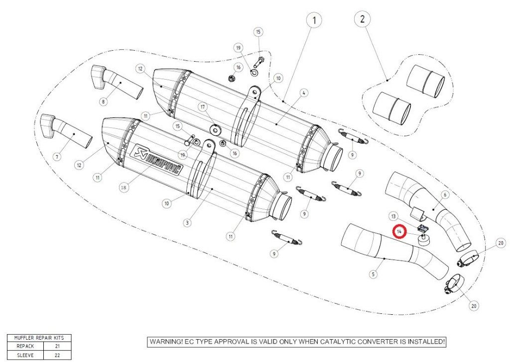 AKRAPOVIC アクラポビッチ 【リペアパーツ】P-GUV011 rubber insert MULTISTRADA1200 MULTISTRADA1200S MULTISTRADA1260 MULTISTRADA1260S TIGER1200XCA TIGER1200XCX TIGER1200XR TIGER1200XRT TIGER1200XRX FJR1300 DUCATI ドゥカティ TRIUMPH トライアンフ YAMAHA ヤマハ