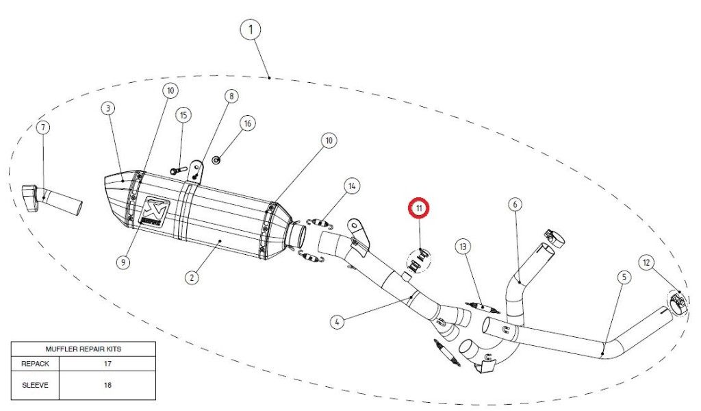 AKRAPOVIC アクラポビッチ 【リペアパーツ】P-HF284 plug fitting set BMW DUCATI ドゥカティ HONDA ホンダ KAWASAKI カワサキ SUZUKI スズキ TRIUMPH トライアンフ YAMAHA ヤマハ その他マフラーオプション・補修部品 マフラー