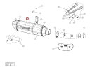 AKRAPOVIC アクラポビッチ 【リペアパーツ】P-HSB10R8/1 heat shield carbon with screws S1000RR BMW...