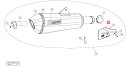 AKRAPOVIC アクラポビッチ 【リペアパーツ】P-HSB12R8 heat shield ca R1200RT BMW マフラーガード・ヒートガード マフ...