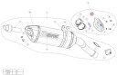 AKRAPOVIC アクラポビッチ 【リペアパーツ】P-HSD12R2 heat shield ca VERSYS1000 KAWASAKI カワサキ マフラー...
