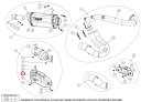 AKRAPOVIC アクラポビッチ 【リペアパーツ】P-HSD8E1 heat shield ca HYPERMOTARD HYPERSTRADA DUCATI...