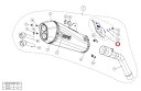 AKRAPOVIC アクラポビッチ 【リペアパーツ】P-HST80CA1 heat shield ca TIGER800 TIGER800XC TIGER800...