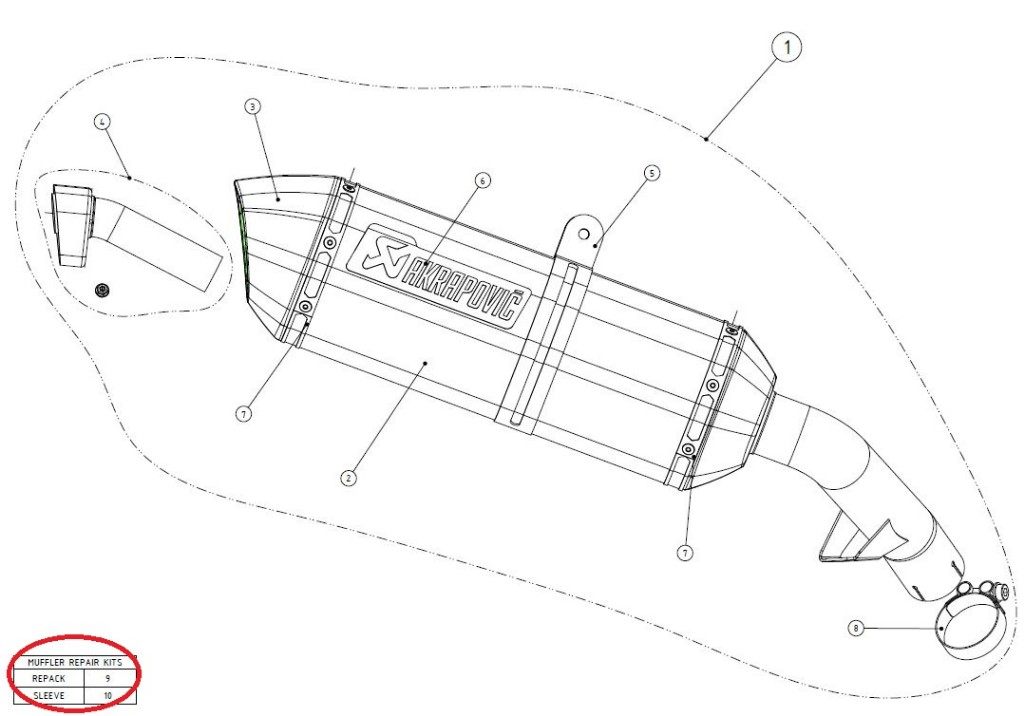 AKRAPOVIC ������ݥӥå� �ڥ�ڥ��ѡ��ġ�P-RKS125RT35 muffler sleeve kit 750S NC700S NC700X NC750X VFR800F VFR800X CROSSRUNNER HONDA �ۥ�� ����¾�ޥե顼���ץ�����佤���� �ޥե顼