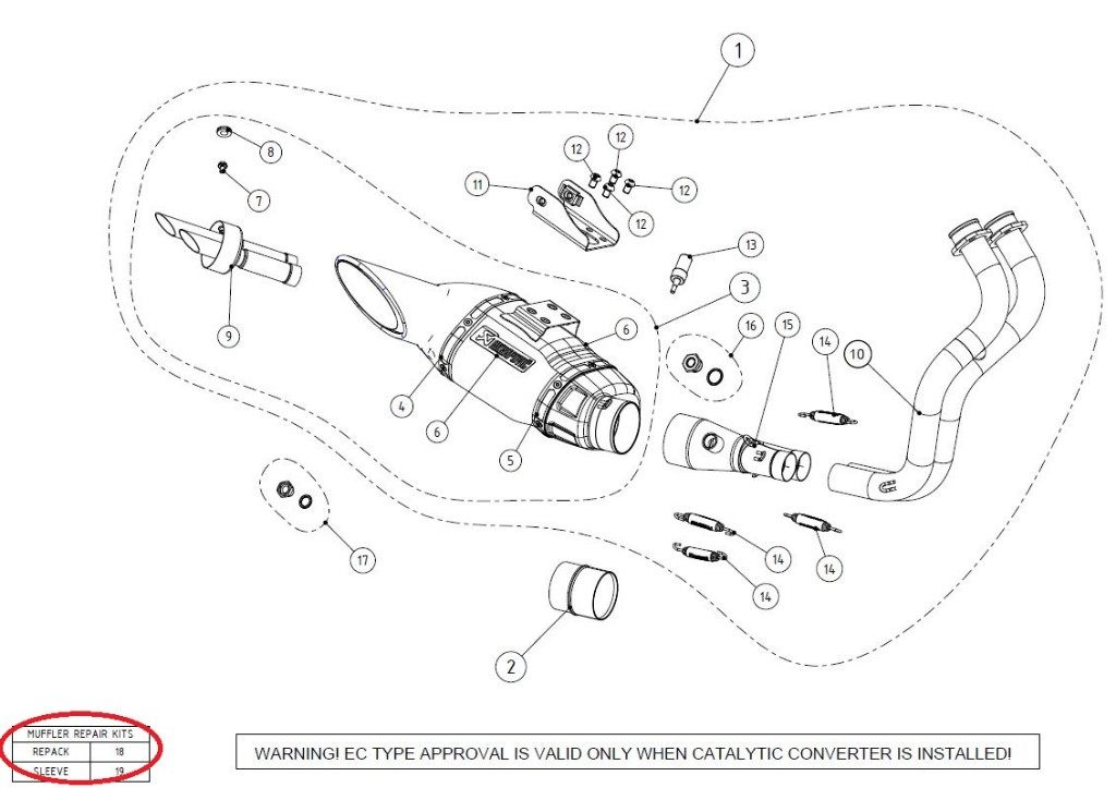 AKRAPOVIC ݥӥå ڥڥѡġP-RPCK112 muffler repack kit FZ-07 MT-07 YAMAHA ޥ ¾ޥե顼ץ佤 ޥե顼