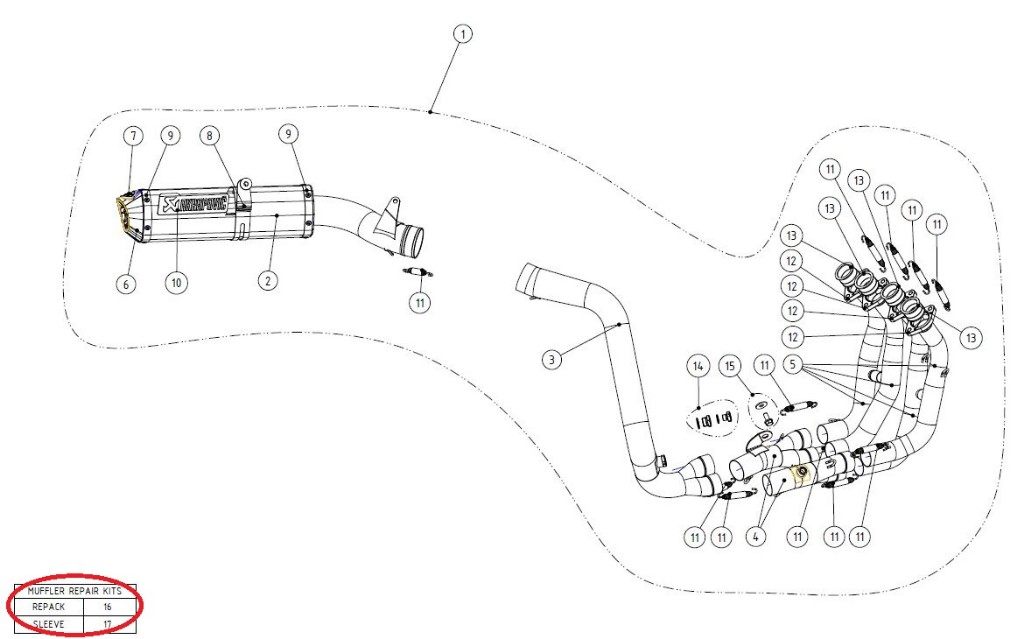 AKRAPOVIC ݥӥå ڥڥѡġP-RPCK52 muffler repack kit CBR600RR HONDA ۥ ¾ޥե顼ץ佤 ޥե顼