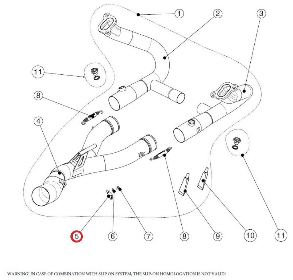 AKRAPOVIC ݥӥå ڥڥѡġP-X154 bracket SS R1200R R1200RS BMW BMW BMW BMW