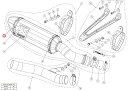AKRAPOVIC アクラポビッチ 【リペアパーツ】V-EC120 end cap ca ZX-10R ZX-10RR KAWASAKI カワサキ マフラーエン...