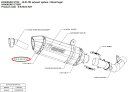 AKRAPOVIC アクラポビッチ 【リペアパーツ】V-EC143 end cap set Z750 KAWASAKI カワサキ マフラーエンドキャップ マフラ...
