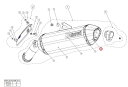 AKRAPOVIC アクラポビッチ 【リペアパーツ】V-EC183 end cap ca R1200GS ADVENTURE BMW マフラーエンドキャップ マ...