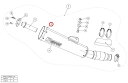 AKRAPOVIC アクラポビッチ 【リペアパーツ】V-EC204 end cap al XJR1300 YAMAHA ヤマハ マフラーエンドキャップ マフラー