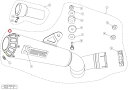 AKRAPOVIC アクラポビッチ 【リペアパーツ】V-EC219 end cap ti CBR1000RR YZF-R6 HONDA ホンダ YAMAHA ヤ...