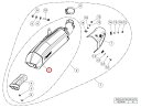 AKRAPOVIC アクラポビッチ 【リペアパーツ】V-EC231 end cap ca NINJA H2 KAWASAKI カワサキ マフラーエンドキャップ ...