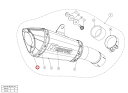 AKRAPOVIC アクラポビッチ 【リペアパーツ】V-EC246 end cap CB1000R GSX-S1000 GSX-S1000F HONDA ホンダ...