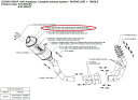 AKRAPOVIC アクラポビッチ 【リペアパーツ】V-EC75 end cap set for titanium outer sleeve muffler G...