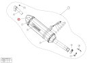 AKRAPOVIC アクラポビッチ 【リペアパーツ】V-EC76 end cap ca CB400F CB400X CB500F CB500X CBR300R ...