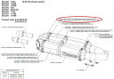 AKRAPOVIC アクラポビッチ 【リペアパーツ】V-EC81 end cap set for carbon fiber outer sleeve muffl...