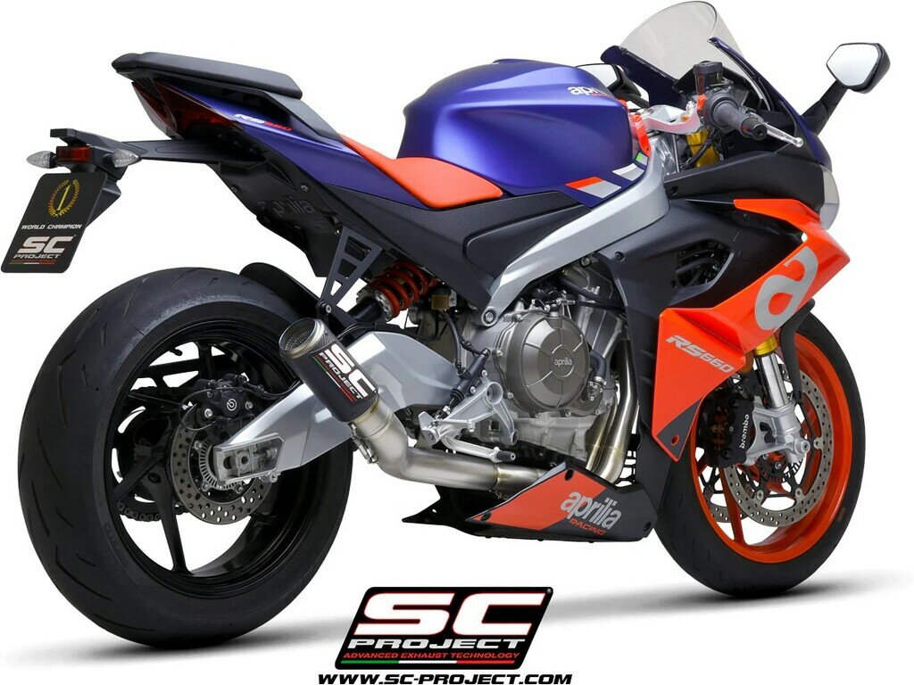 SC-PROJECT SCプロジェクト フルチタン フルエキゾーストシステム 2-1＆CR-T サイレンサー RS 660 TUONO APRILIA アプリリア フルエキゾーストマフラー マフラー