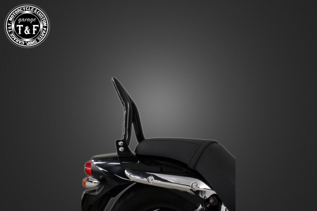 Garage T&F ガレージ 極太Φ38シーシーバー 純正フェンダー専用 エリミネーター250V KAWASAKI カワサキ グラブバー・タンデムバー・シーシーバー 外装 カラー：ブラック / サイズ：ショート(長さ：約350mm)