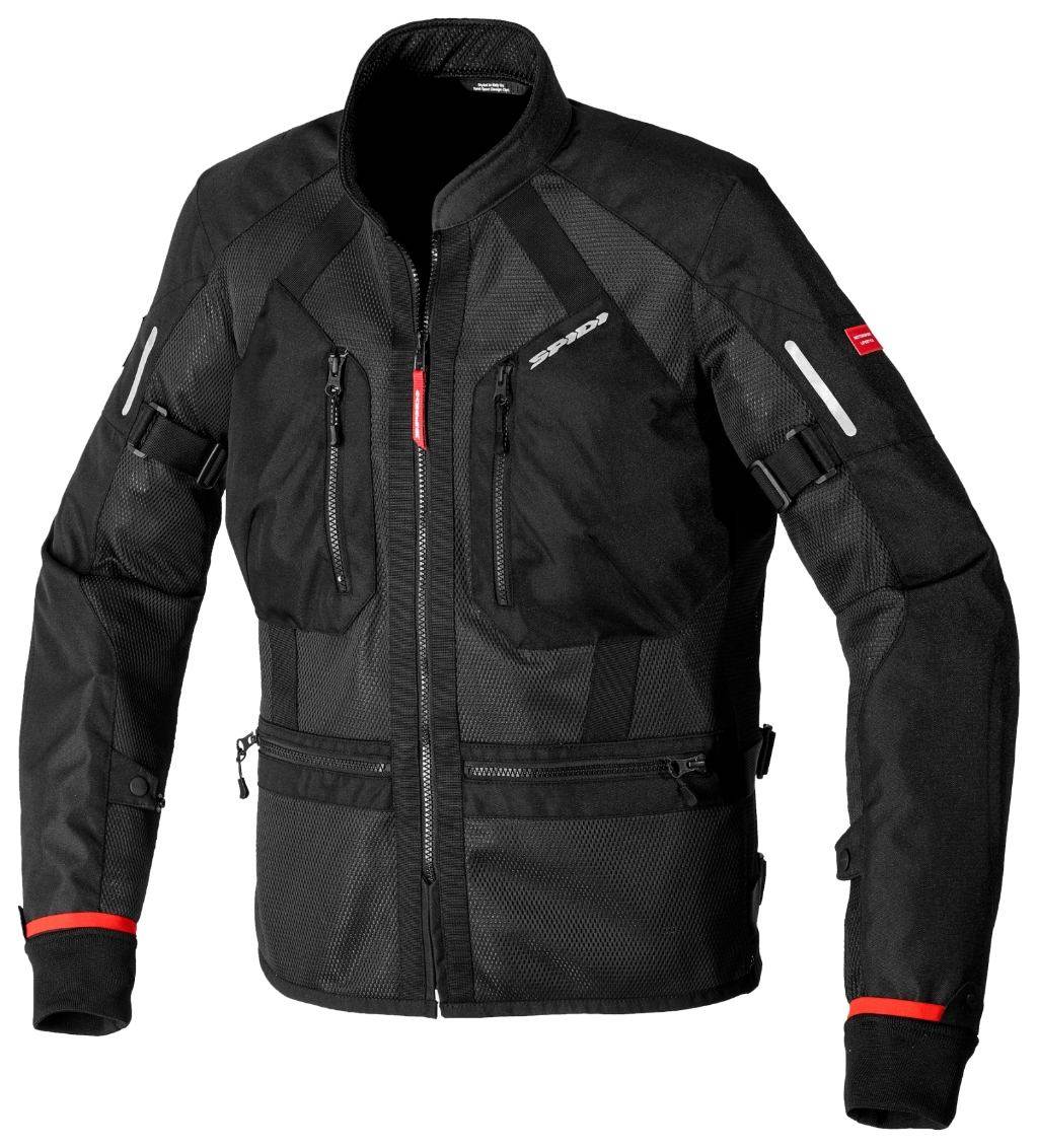 ■商品概要【カラー】ブラック【素材／材質】・High tenacity polyester fabric・Punched mesh fabric・Reflex zones for night-riding■詳細説明Tech Armor JacketSPIDITECHARMORは、温暖な気候や熱帯地域で活動するモーターサイクリストに優れた保護性能を提供するために開発された、技術的に高度な設計です。中胸、上胸、腕、背中の大型メッシュパネルにより、安全性を損なうことなく、ライダーを冷やすために直接空気を流すことができます。メインシャーシは高強度ポリエステルで、耐摩耗性、耐穿孔性に優れています。テックアモートは、Pr En 17092-3：2017 ClassA規格のCE認証を取得しており、肩と肘にはEN1621-1：2012規格のCE認証を取得したレベル2のプロテクターが付属しています。夜間の視認性に優れた3M?Scotchlite?リフレクターがあり、ジャケットとパンツのジッパー接続とClip-Stopアタッチメントでさらなる安全性を確保しています。ジャケットを完璧にフィットさせるために、腕とウエストに複数の規制を設けています。テックアーマーはステップインアーマーの技術を採用し、同じ技術を持つすべてのシェルやミドルレイヤーと互換性があります。【Description】SPIDI TECH ARMOR is a technologically advanced design thatwasdeveloped to offer excellent protection to motorcyclistsoperatingin warm and tropical climates.Significant ventilation is offered by the large mesh panels onthemid chest， upper chest， arms and back， allowing air toflowdirectly to cool the rider without compromising on safety.The main chassis is a high-tenacity polyester offering goodabrasionand puncture resistance.The Tech Armort has CE certification to the Pr En 17092-3：2017ClassA standard， and it comes with Level 2 protectors in theshouldersand elbows， that are CE certified to the EN1621-1：2012standard.There are 3M? Scotchlite? reflectors for excellentnighttimevisibility and there’s a jacket-to-pant zipper connectionandClip-Stop attachment for additional safety. In order to ensurethatthe jacket can be tailored to fit perfectly， it hasmultipleregulations on arms and waist.Tech Armor features Step-In Armor technology， being compatiblewithall shells and middle-layers with same technology.【Technology】■TexTechMore and more products are now made using fabrics.Cowhide，excellent material for the production of motorcycleapparel， isbeing replaced by lighter， less expensive and easier towashmaterials； therefore the challenge is to find an equallydurablefabric. Spidi dedicated a lot of resources to find thebestmaterials to equip riders and therefore created a standardtoidentify the best fabrics： TexTech.The peculiar TexTech has water repellency，perspiration，windbreaking， shear strength and abrasion resistance.Each supplyis tested by the SAFETY LAB to ensure the requiredperformances.The TexTech technology is applied to all the productswith textilematerials， except for the H2Out category. All thesefabrics arestudied by SPIDI in collaboration with the bestproducers in theworld. The lifestyle of people traveling on twowheels is dynamicand active， it is important to stay protectedwearing the bestmaterials， TexTech is the answer.【Customize】・Back Protector：WARRIOR 510・Back Protector：COMPACT WARRIOR・Back Protector：BACK EVO INSIDE・Back Protector：WARRIOR L2【Technical features】■Safety・Arrangement for back protector CE Lev. 1 Z53・Arrangement for back protector CE Lev.1 Z54・Arrangement for back protector CE Lel. 2 Z147・Arrangement for holding CE (Lev. 2) back protector Z172・Fixed CE Warrior Lite protectors (level 2)・CE： Protective motorcycle gear according to the(UE)2016／454Regulation.・PPE protective apparel for motorcycle use - EN 17092-4：2020 ClassAcertified■Comfort・Knitted cuff・Performance・Step-In Armor compatible・Pants clip to join jacket／trousers・Zip fastener to join jacket／trousers・3 in 1 compatible and stackable■Ergonomy・Adjustable waist fastening・Straps to adjust and fasten CE protectors■注意点※胸部パッド、脊髄パッドは別売りオプションです。※メーカー都合により商品の仕様変更がある場合がございます。ご了承ください。