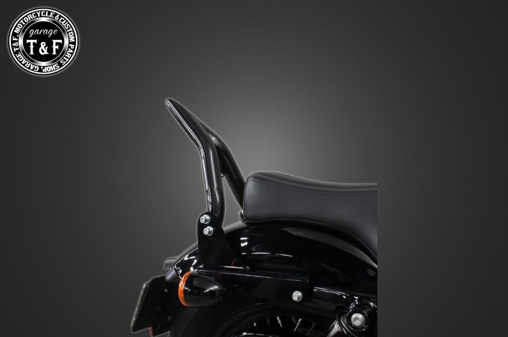 Garage T&F ガレージ 極太Φ38シーシーバー 純正フェンダー専用 XL1200 XL883 HARLEY-DAVIDSON ハーレーダビッドソン グラブバー・タンデムバー・シーシーバー 外装 カラー：ブラック / サイズ：ショート(長さ：約350mm)