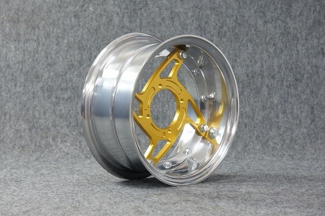 GM-MOTO ジーエムモト KEPSPEED製 10インチ合わせホイール(3.5J・4.0J) モンキー ダックス HONDA ホンダ ホイール ホイール関連 足回り リム幅：4.0J / スポークタイプ：ゴールドアルマイト