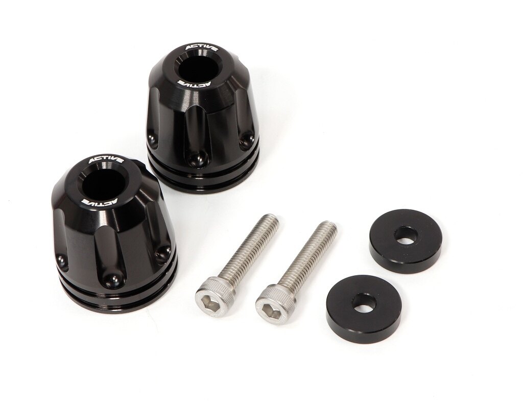 ACTIVE アクティブ M6 カラー付 アルミバーエンド リボルバー Φ33-L35 YZF-R7 YZF-R3 YZF-R25 XSR125 NMAX MT-25 MT-07 MT-03 YAMAHA ヤマハ バーエンド ハンドル