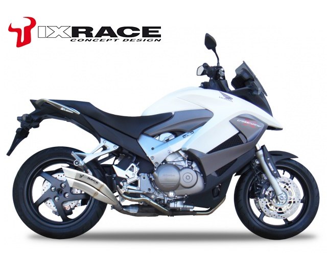 HONDA - IXRACE アイエックスレース ツインアップ スリップオンマフラー VFR 800 X CROSSRUNNER HONDA ホンダ マフラー